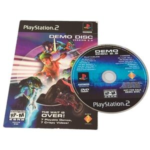 PlayStation 2 PS2 Demo Disc Version 2.2 Zone Enders Stars Wars Army Men‎